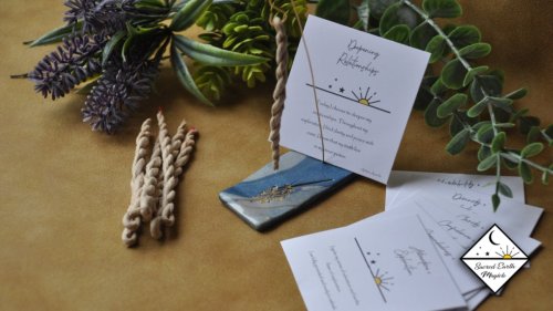 Navy and Dove Gold Leaf Altar